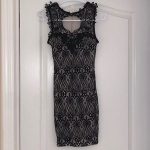 Black lace dress